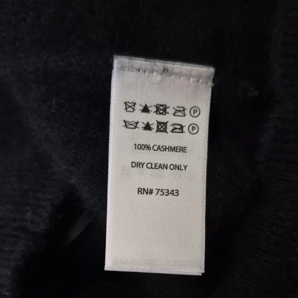 Tahari Classic Black Cowl Neck Sweater - Picture 4 of 4
